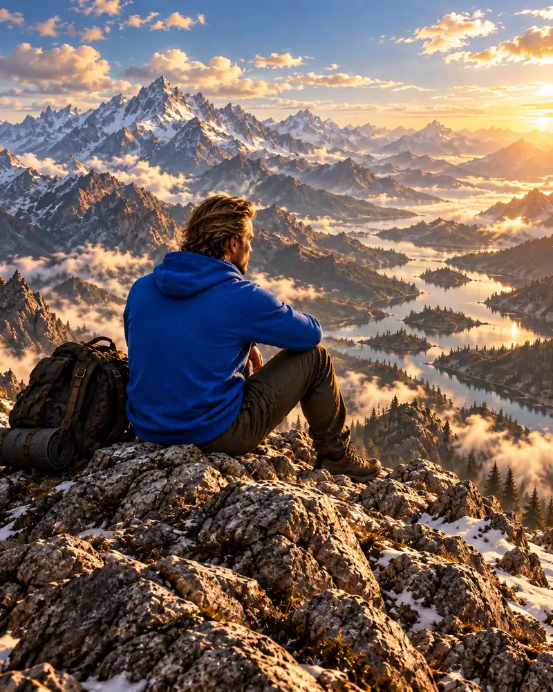 Product vision and website planning in the mountains